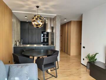 Фото номера Апартаменты с 1 спальней Апартаменты 173 Black and White cozy apartment г. Киев 18