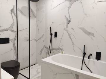 Фото номера Апартаменты с 1 спальней Апартаменты 173 Black and White cozy apartment г. Киев 16