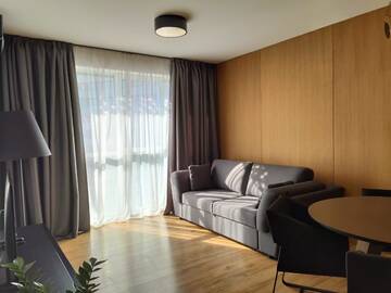 Фото номера Апартаменты с 1 спальней Апартаменты 173 Black and White cozy apartment г. Киев 19
