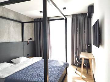 Фото номера Апартаменты с 1 спальней Апартаменты 173 Black and White cozy apartment г. Киев 26
