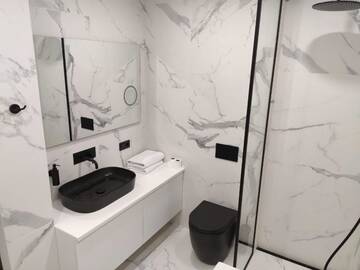 Фото номера Апартаменты с 1 спальней Апартаменты 173 Black and White cozy apartment г. Киев 38