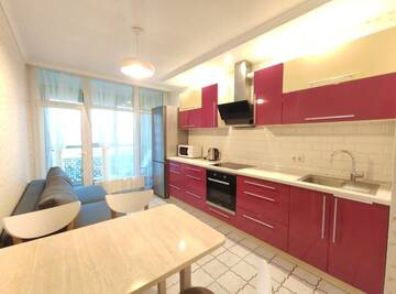 Фото номера Апартаменты с 1 спальней Апартаменты 1890 Cozy apartment with panorama city view г. Киев 18