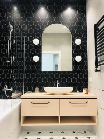 Фото номера Апартаменты с 1 спальней Апартаменты *Luxury apartment in the city center* г. Киев 16