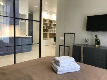 Фото номера Апартаменты с 1 спальней Апартаменты *Luxury apartment in the city center* г. Киев 23