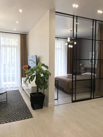 Фото номера Апартаменты с 1 спальней Апартаменты *Luxury apartment in the city center* г. Киев 7