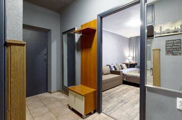 Фото номера Апартаменты с 3 спальнями Апартаменты V 80-28 MODERN SUPER LOFT - THREE NEW 3BEDROOMS 100 m2 FOR BIG COMPANY, GOOD VIEW ON OLYMPIC STADIUM, Velyka Vasylkivska St, 80 г. Киев 56