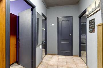 Фото номера Апартаменты с 3 спальнями Апартаменты V 80-28 MODERN SUPER LOFT - THREE NEW 3BEDROOMS 100 m2 FOR BIG COMPANY, GOOD VIEW ON OLYMPIC STADIUM, Velyka Vasylkivska St, 80 г. Киев 53