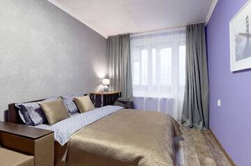 Фото номера Апартаменты с 3 спальнями Апартаменты V 80-28 MODERN SUPER LOFT - THREE NEW 3BEDROOMS 100 m2 FOR BIG COMPANY, GOOD VIEW ON OLYMPIC STADIUM, Velyka Vasylkivska St, 80 г. Киев 26