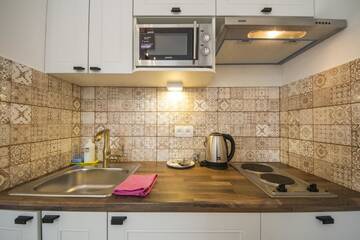 Фото номера Апартаменты с балконом, вид на Крещатик Отель Scandinavian Apartments г. Киев 4