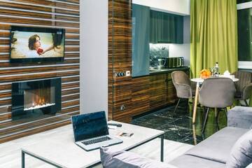Фото номера Апартаменты Апарт-отели Luxury Apartments Arena Guliver г. Киев 14