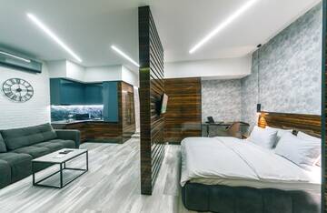 Фото номера Апартаменты Делюкс Апарт-отели Luxury Apartments Arena Guliver г. Киев 7