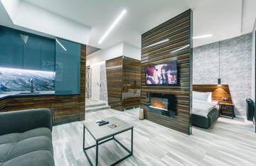 Фото номера Апартаменты Делюкс Апарт-отели Luxury Apartments Arena Guliver г. Киев 4