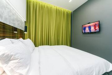 Фото номера Апартаменты с 1 спальней Апарт-отели Luxury Apartments Arena Guliver г. Киев 12