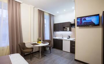 Фото номера Двухместный номер Делюкс с 1 кроватью Апарт-отели 911 Apartments Khreshchatyk г. Киев 4