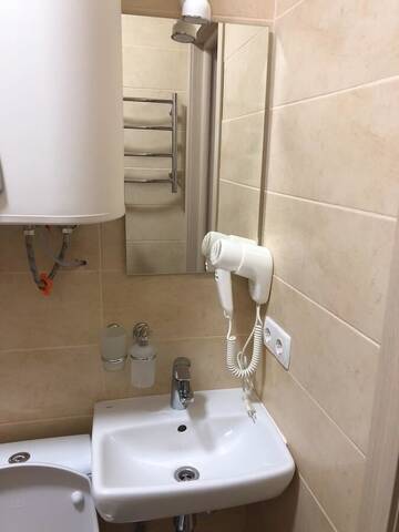 Фото номера Двухместный номер Делюкс с 1 кроватью Апартаменты East Residence Gray г. Киев 3