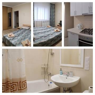 Фото номера Апартаменты с 1 спальней Апартаменты Apartment on Kudryashova 7 г. Киев 8