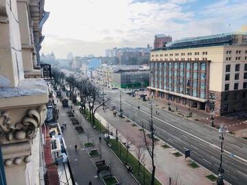 Фото номера Апартаменты с 2 спальнями Апартаменты Amazing view of Khreshchatyk! г. Киев 58