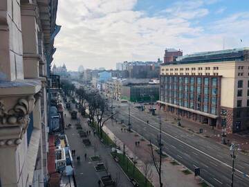 Фото номера Апартаменты с 2 спальнями Апартаменты Amazing view of Khreshchatyk! г. Киев 90