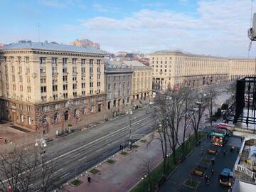 Фото номера Апартаменты с 2 спальнями Апартаменты Amazing view of Khreshchatyk! г. Киев 91