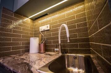 Фото номера Двухместный номер с 1 кроватью Отель Kyiv Panorama Apartments near Gulliver г. Киев 9