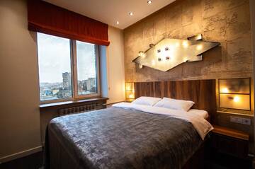 Фото номера Четырехместный номер Отель Kyiv Panorama Apartments near Gulliver г. Киев 12