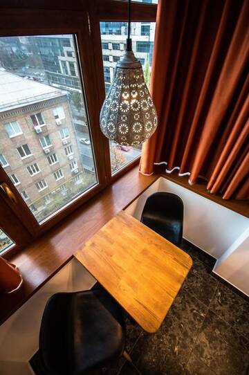 Фото номера Трехместный номер Отель Kyiv Panorama Apartments near Gulliver г. Киев 7