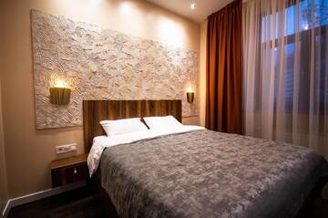 Фото номера Трехместный номер Отель Kyiv Panorama Apartments near Gulliver г. Киев 12