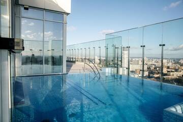 Фото номера Апартаменты с 1 спальней Апартаменты EXCLUSIVE • JACK HOUSE • ROOF POOL • г. Киев 15