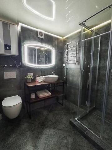 Фото номера Апартаменты-студио Апартаменты Уютная квартира возле БЦ Tower, концерт-холл Оазис г. Киев 29
