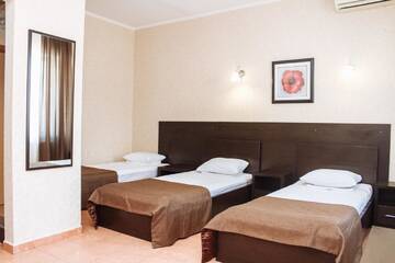 Фото номера Трехместный номер Отель Complex Verhovina Hotel&amp;Restaurant г. Киев 3