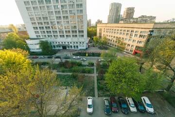 Фото номера Апартаменты с балконом Апартаменты Уютная студия на метро Печерское в центре Киева г. Киев 13