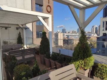 Фото номера Апартаменты с 1 спальней Апартаменты 9/102 New York concept house г. Киев 53