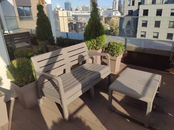 Фото номера Апартаменты с 1 спальней Апартаменты 9/102 New York concept house г. Киев 12