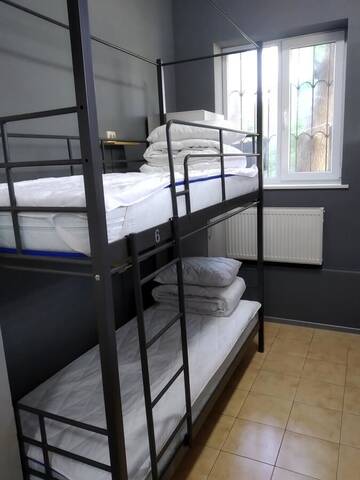 Фото номера Двухместный номер с 2 отдельными кроватями Хостелы MegaHostel г. Киев 5