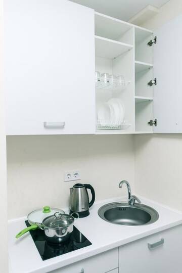 Фото номера Двухместный номер с 1 кроватью Апарт-отели FlatRent SmartHouse г. Киев 10