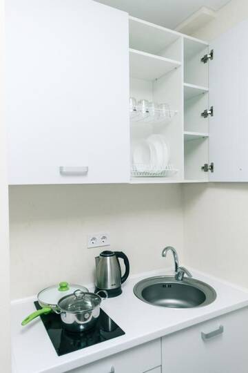 Фото номера Двухместный номер с 1 кроватью Апарт-отели FlatRent SmartHouse г. Киев 2