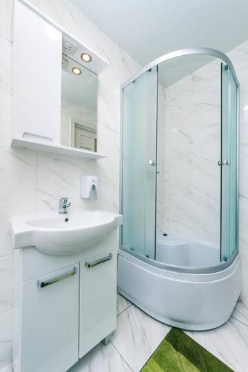 Фото номера Улучшенный номер с кроватью размера «king-size» Апарт-отели FlatRent SmartHouse г. Киев 4