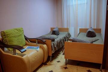 Фото номера Двухместный номер с 2 отдельными кроватями Хостелы Arcobaleno Home г. Киев 9