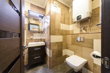 Фото номера Апартаменты Апартаменты VIP one bedroom Apartment metro Minska г. Киев 10