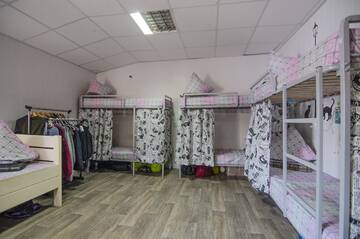 Фото номера Кровать в общем 8-местном номере Хостелы Lucky Hostel на Крещатике г. Киев 7