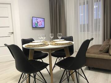 Фото номера Апартаменты с 1 спальней Апартаменты Святобор LUX Apartments г. Киев 7