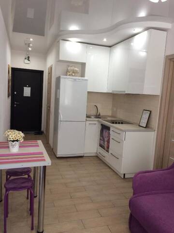 Фото номера Апартаменты Апартаменты Cozy apartment near the airport "Kyiv" г. Киев 11