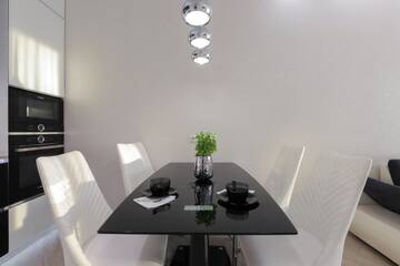 Фото номера Апартаменты Делюкс Апартаменты Black&amp;White Apartment in Smart Plaza г. Киев 78