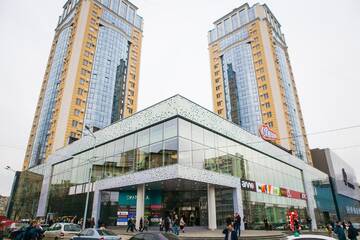 Фото номера Апартаменты Делюкс Апартаменты Black&amp;White Apartment in Smart Plaza г. Киев 43