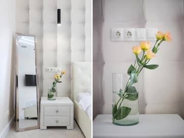Фото номера Апартаменты Делюкс Апартаменты Black&amp;White Apartment in Smart Plaza г. Киев 60