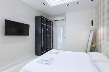 Фото номера Апартаменты Делюкс Апартаменты Black&amp;White Apartment in Smart Plaza г. Киев 83