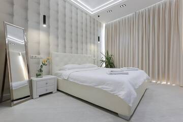 Фото номера Апартаменты Делюкс Апартаменты Black&amp;White Apartment in Smart Plaza г. Киев 66
