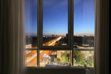 Фото номера Апартаменты Делюкс Апартаменты Black&amp;White Apartment in Smart Plaza г. Киев 39