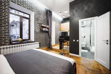 Фото номера Апартаменты-студио Апартаменты Pushkinskaya Apartments г. Киев 13
