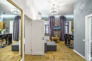 Фото номера Апартаменты с 1 спальней Апартаменты Pushkinskaya Apartments г. Киев 9